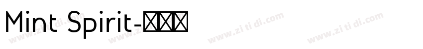 Mint Spirit字体转换